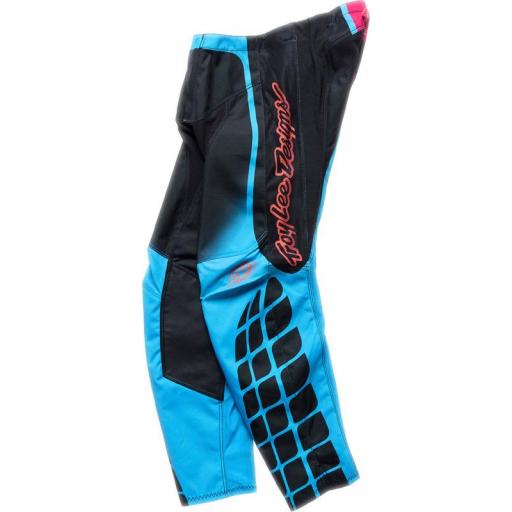 Pantalón infantil TROY LEE DESIGNS GP Pro - Framework Negro/Cyan [0]