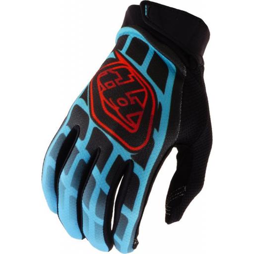 Guantes TROY LEE DESIGNS GP Pro - Framework negro/cian