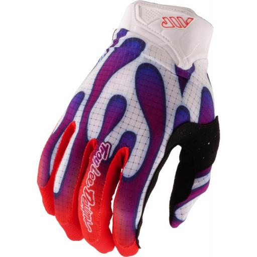 Guantes TROY LEE DESIGNS Air - Overspray blanco/violeta [0]