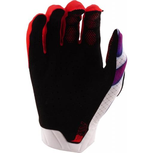 Guantes TROY LEE DESIGNS Air - Overspray blanco/violeta [1]