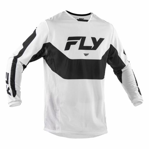 Camiseta FLY RACING Kinetic Mesh - Blanco / Negro [0]