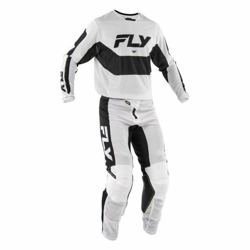 Camiseta FLY RACING Kinetic Mesh - Blanco / Negro [2]