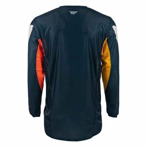 Camiseta FLY RACING Kinetic Mesh - Navy / Naranja [1]
