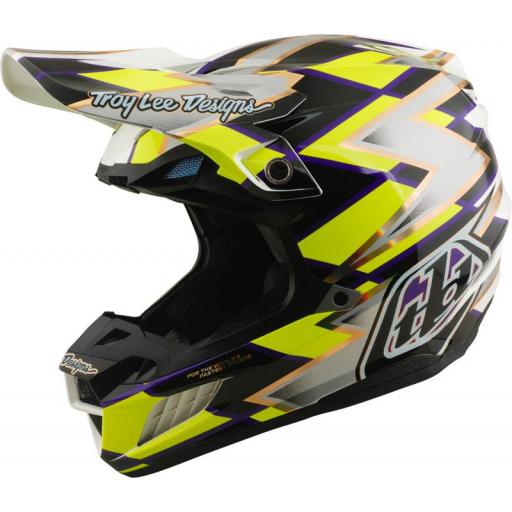 Casco TROY LEE DESIGNS SE5 Composite Mips Flush - blanco/negro [0]