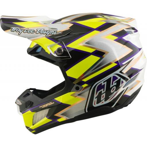 Casco TROY LEE DESIGNS SE5 Composite Mips Flush - blanco/negro [4]