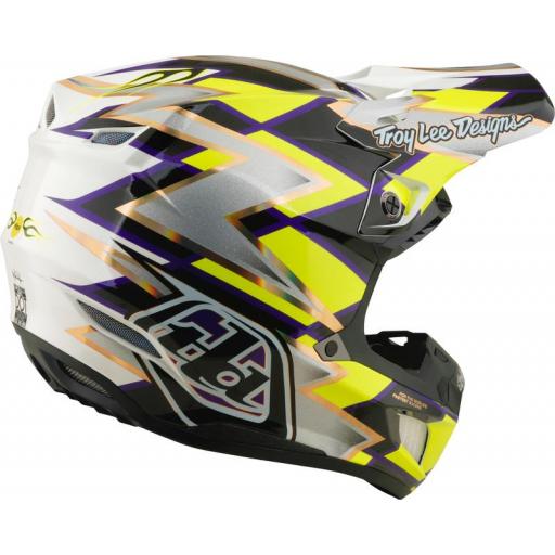 Casco TROY LEE DESIGNS SE5 Composite Mips Flush - blanco/negro [2]