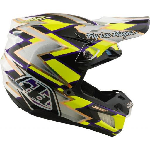 Casco TROY LEE DESIGNS SE5 Composite Mips Flush - blanco/negro [1]