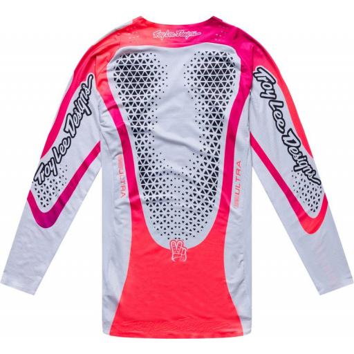 Camiseta Troy Lee Designs SE Ultra Aura titanium de motocross [1]