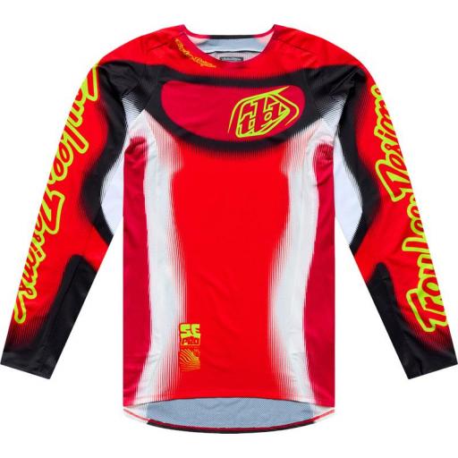 Camiseta Troy Lee Designs SE Pro Illusion Rojo / negro [0]
