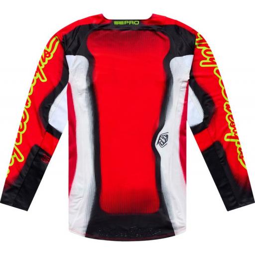 Camiseta Troy Lee Designs SE Pro Illusion Rojo / negro [1]