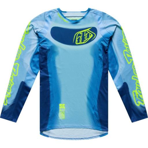 Camiseta Troy Lee Designs SE Pro Illusion Slate/Amarillo flúor [0]