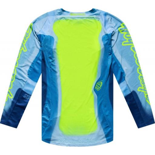 Camiseta Troy Lee Designs SE Pro Illusion Slate/Amarillo flúor [1]