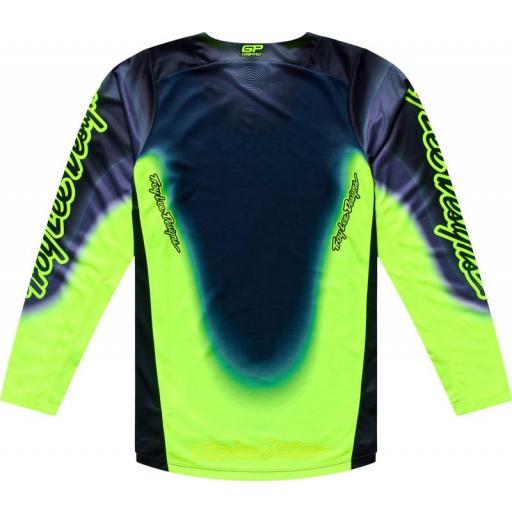 Camiseta TROY LEE DESIGNS GP Pro Imprint - gris/Flo Yellow [1]