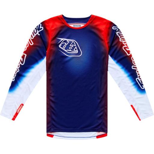 Camiseta TROY LEE DESIGNS GP Pro Imprint - azul/naranja [0]