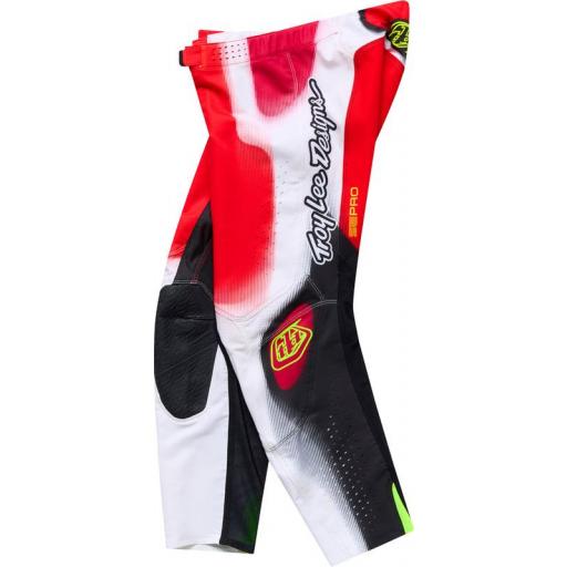 Pantalón infantil Troy Lee Designs SE Pro Illusion rojo y negro