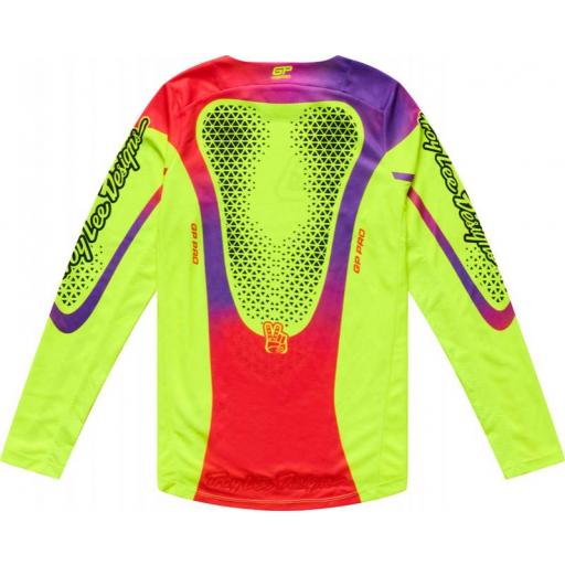 Camiseta infantil Troy Lee Designs GP Pro Aura amarilla flúor [1]
