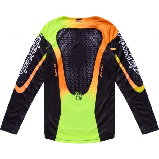 Camiseta infantil Troy Lee Designs GP Pro Aura negra y flúor [1]