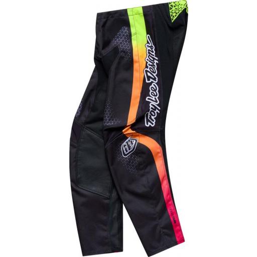 Pantalón infantil Troy Lee Designs GP Pro Aura negro y amarillo flúor