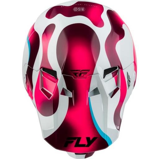 Casco FLY RACING Formula CC Vibe - blanco/rosa/azul [2]