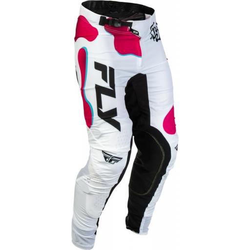 Pantalón FLY RACING Lite Vibe - blanco/rosa/azul