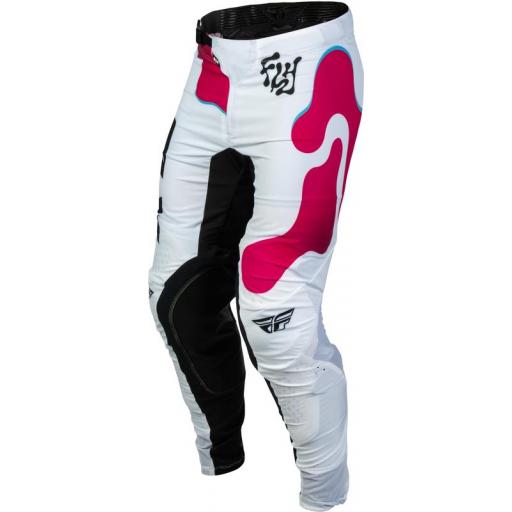 Pantalón FLY RACING Lite Vibe - blanco/rosa/azul [1]