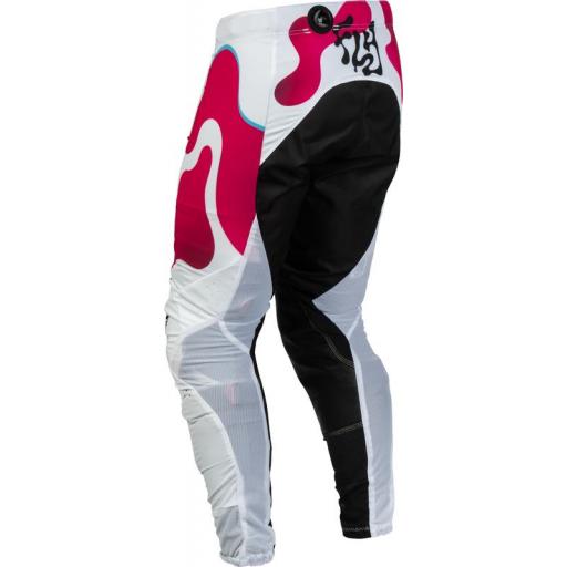 Pantalón FLY RACING Lite Vibe - blanco/rosa/azul [2]