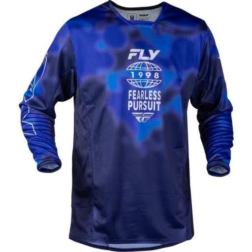 Camiseta FLY RACING Kinetic Blur - azul/Navy [0]