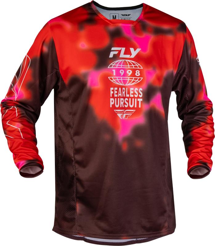 Camiseta FLY RACING Kinetic Blur - rojo/marrón