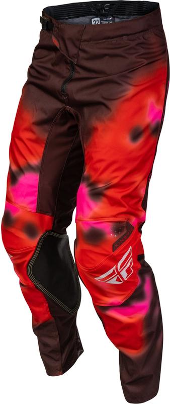 Pantalón motocross FLY Racing Kinetic Blur - rojo/marrón