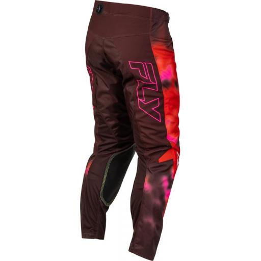 Pantalón motocross FLY Racing Kinetic Blur - rojo/marrón [2]