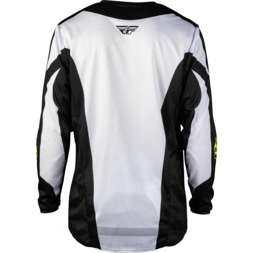 Camiseta FLY RACING Kinetic Fade - negro/blanco/Hi-Vis [1]