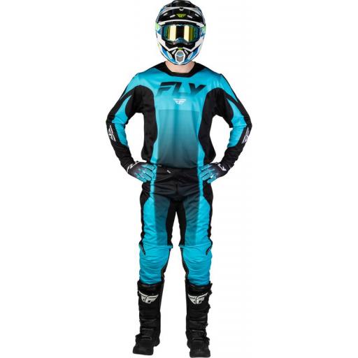 Camiseta FLY RACING Kinetic Fade - azul/negro/blanco [2]