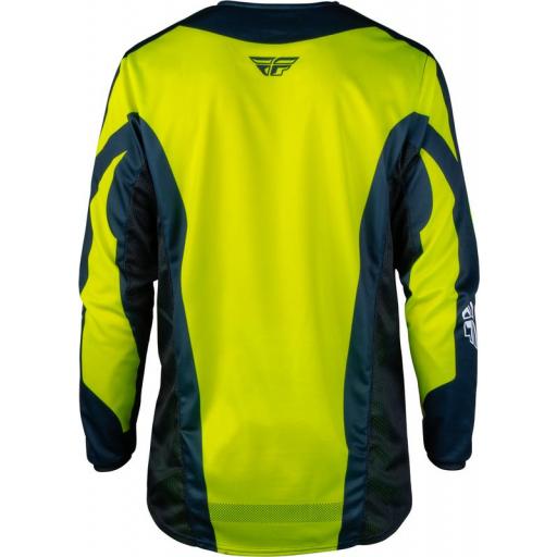 Camiseta FLY RACING Kinetic Fade - Hi-Vis/Navy/blanco [1]
