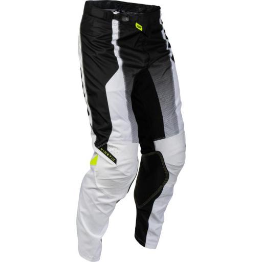Pantalón FLY RACING Kinetic Fade - negro/blanco/Hi-Vis [1]