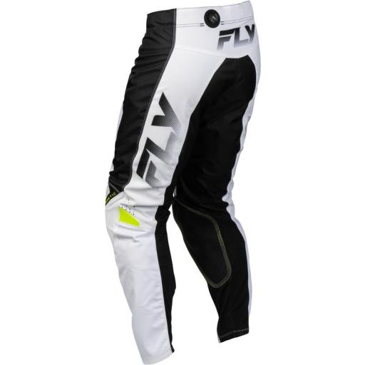 Pantalón FLY RACING Kinetic Fade - negro/blanco/Hi-Vis [3]