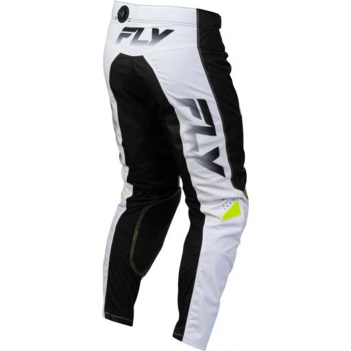 Pantalón FLY RACING Kinetic Fade - negro/blanco/Hi-Vis [2]