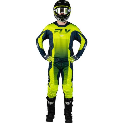 Pantalón FLY RACING Kinetic Fade - Hi-Vis/Navy/blanco [2]