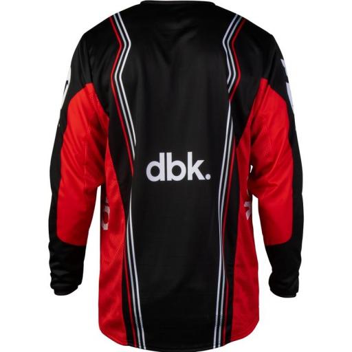 Camiseta FLY RACING Kinetic DBK - negro/rojo/blanco [1]