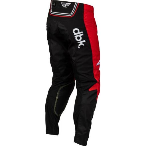 Pantalón FLY RACING Kinetic DBK - negro/rojo/blanco [1]