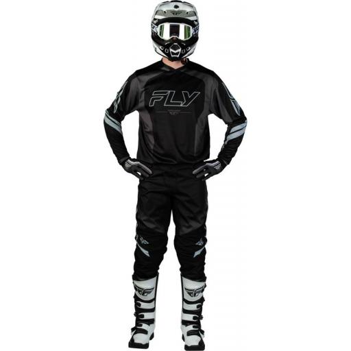 Camiseta FLY RACING F-16 Raze - negro/gris [2]