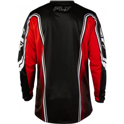 Camiseta FLY RACING F-16 Raze - negro/rojo/blanco [1]