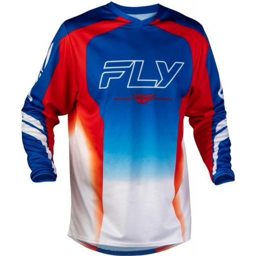 Camiseta FLY RACING F-16 Raze - rojo/blanco/azul