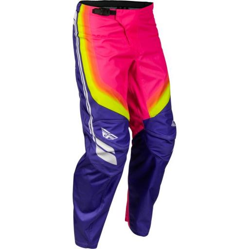 Pantalón FLY RACING F-16 Raze - violeta/rojo/amarillo [1]