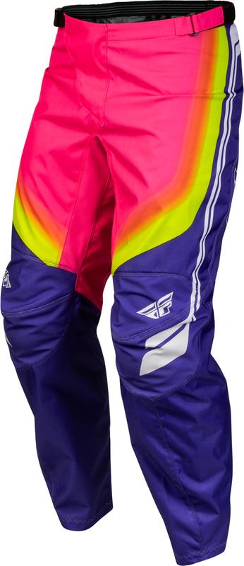 Pantalón FLY RACING F-16 Raze - violeta/rojo/amarillo