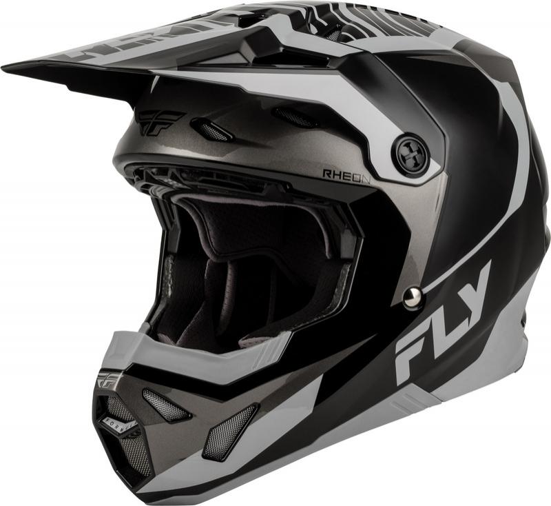 Casco infantil FLY RACING Formula CP Charge - negro/gris/Light Grey