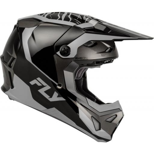 Casco infantil FLY RACING Formula CP Charge - negro/gris/Light Grey [1]