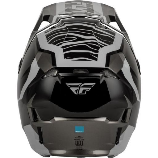 Casco infantil FLY RACING Formula CP Charge - negro/gris/Light Grey [3]