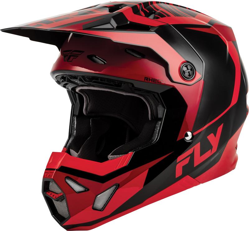 Casco infantil FLY RACING Formula CP Charge - negro y rojo