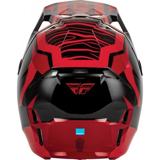 Casco infantil FLY RACING Formula CP Charge - negro y rojo [2]