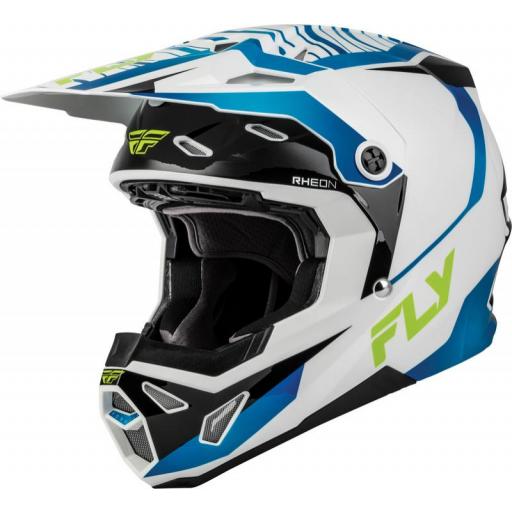 Casco infantil FLY RACING Formula CP Charge - blanco/azul/negro [0]